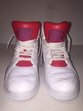 red and white high top air force 180