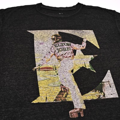 Elton John 2018 Farewell Yellow Brick Road Tour T Shirt Thin Size XL  Music