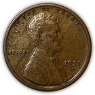 1921-S Lincoln Wheat Cent Near Extremely Fine XF Coin #6652