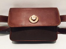 Marsupio vintage Trussardi in pelle marrone