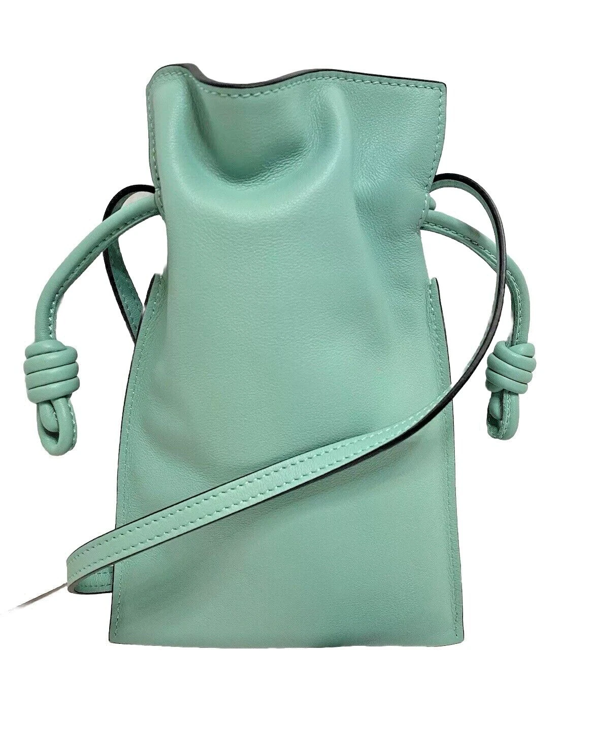 Borsa a tracolla LOEWE Flamenco tasca borsa con coulisse fresca come nuova pelle di vitello