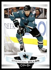 2019-20 O-Pee-Chee #80 Brenden Dillon San Jose Sharks Hockey Card