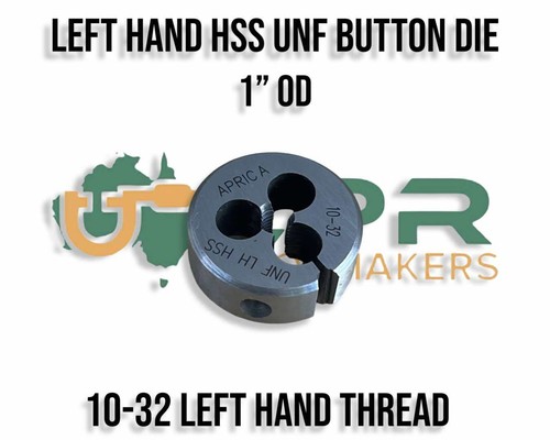 UNF LEFT HAND HSS standard Size Button Dies from 10-32 to 7/8 " variations - Picture 11 of 21