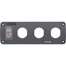 Blue Sea Systems 4367 Water Resistant Usb Accessory Panel 15A Circuit Breaker