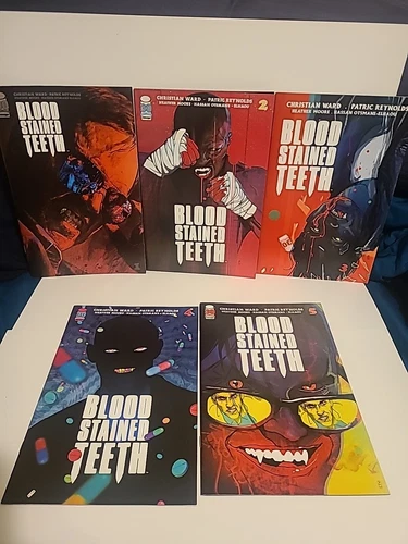 Blood Stained Teeth #1-5 Complete Run NM Image Comics