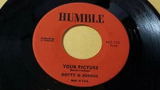 RARE - DOTTY&BONNNIE - YOUR PICTURE  / REGGAE 45" HUMBLE LABEL 