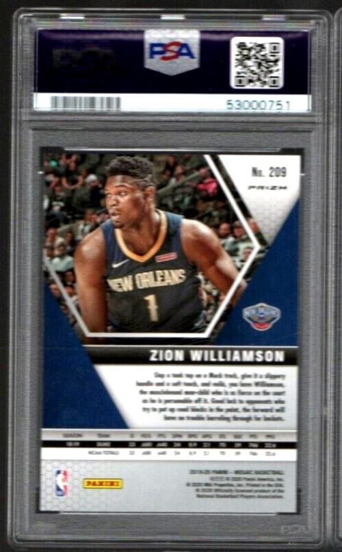 Zion WilliamsonMosaicReactive Orangeザイオン Zion Williamson 2019 Mosaic #269 NBA Debut - Reactive Orange