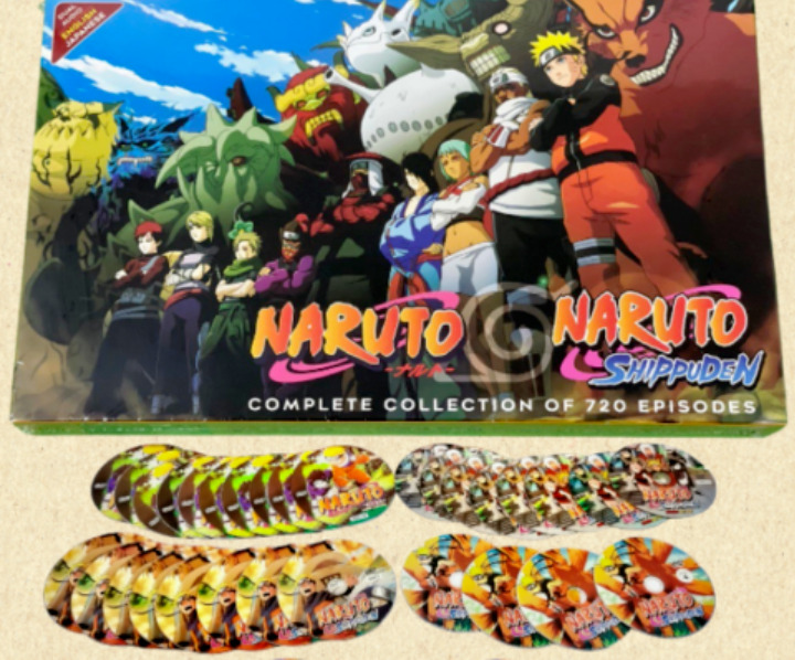 NARUTO SHIPPUDEN COMPLETE ANIME TV SERIES DVD 1-720 EP ENG DUB FREE SHIPPING