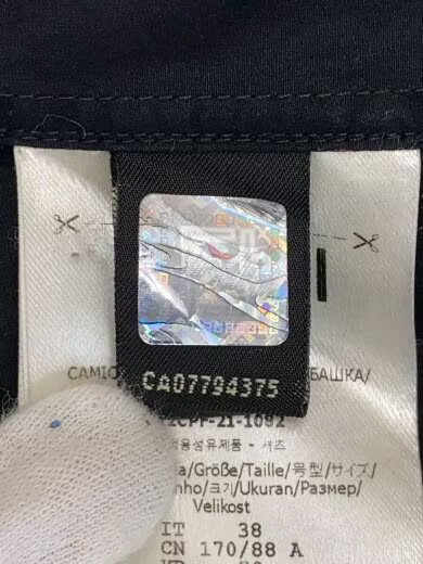 FENDI/Long-sleeved shirt/Size 38/Cotton/Black/FS0751A4S6 thumbnail 5