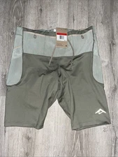 Nike DRI-FIT ADV Trail Run Lava Loop Lined Half Tights Green Large L HJ4170-320