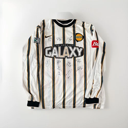 LA Galaxy 2007–2009 Nike MLS Team Autographed Jersey - signed by Beckham & team