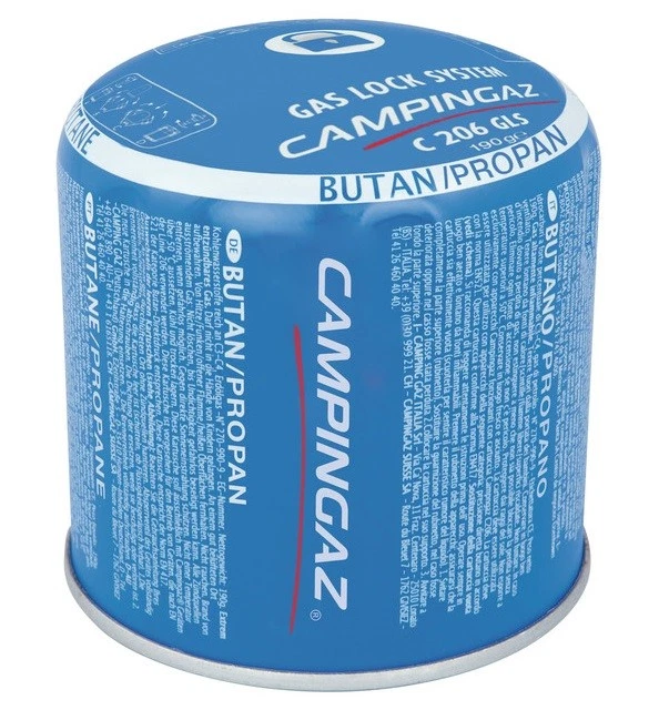 Campingaz - Cartucho de gas punzante C 206 GLS cocina de gas camping al aire libre trekking