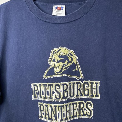 Vintage 90s Y2K Pitt Panthers Pittsburgh T Shirt 2XL NCAA faded 