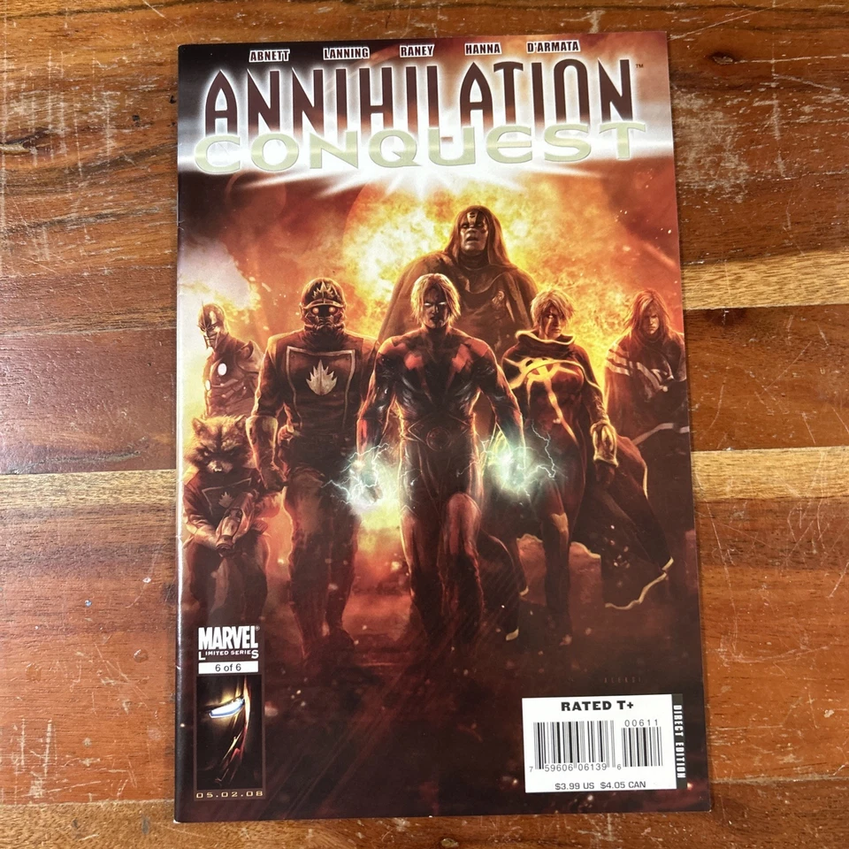 Annihilation Conquest #6 2008 Marvel GotG - Image 2 of 4