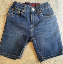 Boys Sz 7- Levi Strauss Adjustable Waist Jean Shorts