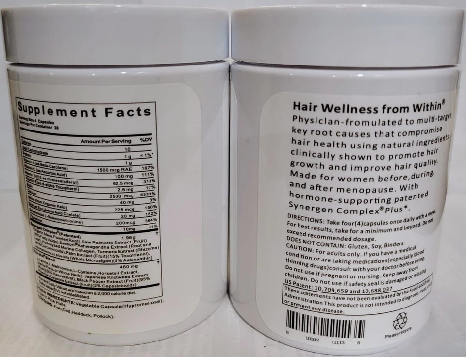 Paquetes de 2 equilibrios capilares para mujer Foto 2 de 2