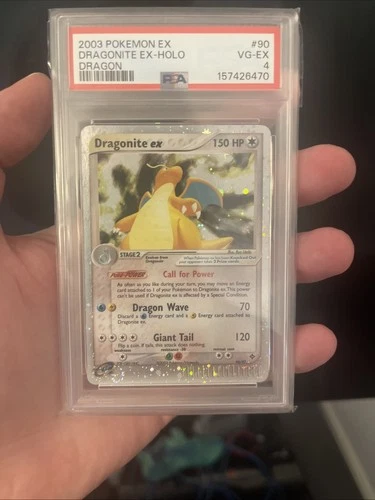 Pokémon TCG Dragonite Ex 90/97 Psa 4