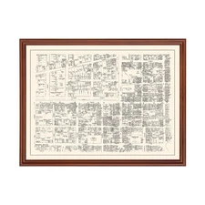 Old Map of New Haven, CT 1946 - Vintage New Haven Connecticu