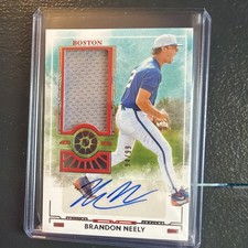 2025 PANINI SILVER FOIL BOYS OF SUMMER PM-BNL BRANDON NEELY RC AUTO/JERSEY 28/99