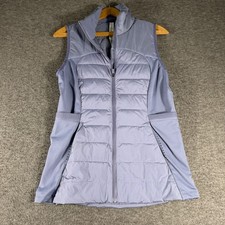Lululemon Down For It All Vest Women  s Size 8 Lavender Goose Down Pockets
