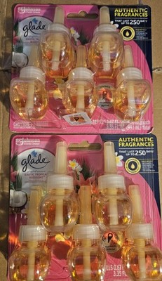 Set Of 2 Glade PlugIns Refills Vanilla Passion Fruit  Air Freshener 5 Count New