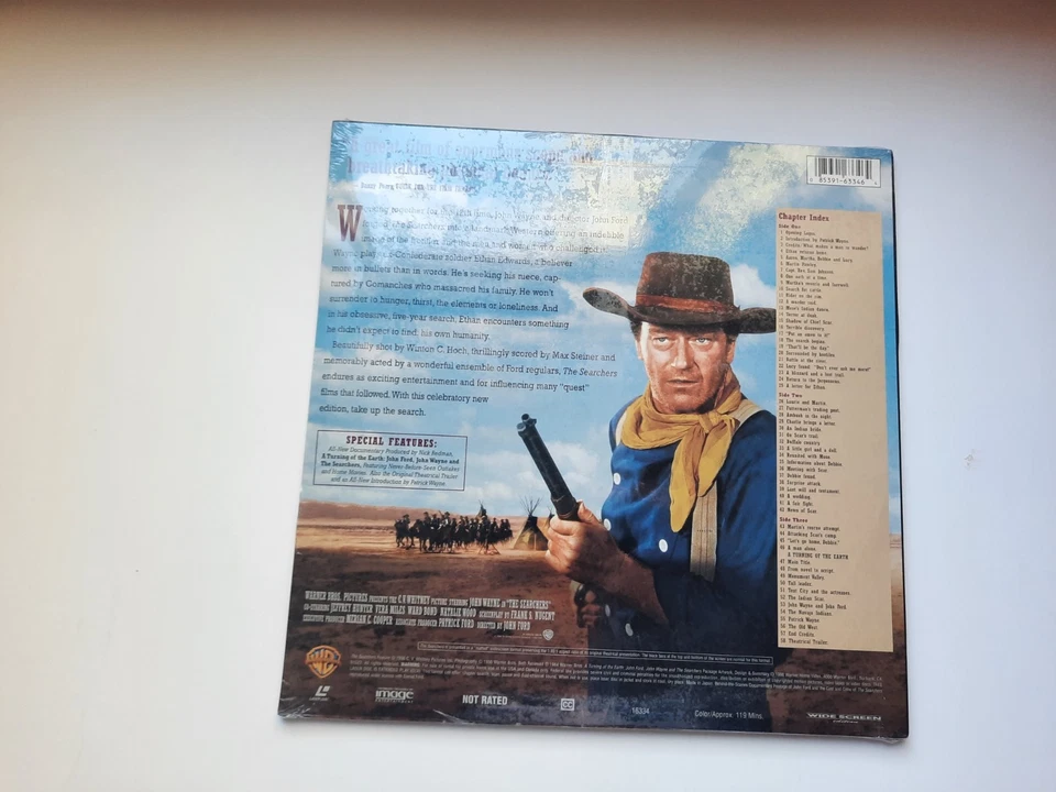 THE SEARCHERS 2-Laserdisc LD BRAND NEW SEALED SPECIAL EDITION RARE JOHN WAYNE - Image 2 of 2