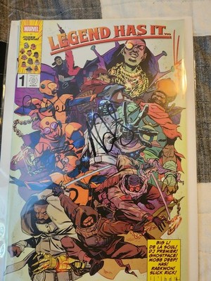 Marvel Mass Appeal Legend Has It Issue 1 Hip Hop Signed by Nas,De la sol IN HAND