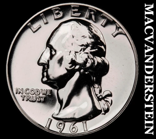 1961 Silver Washington Quarter-Choice Gem Proof Lustrous No Reserve #G9835