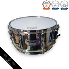 YAMAHA Steel Snare Drum with Ludwig Drum Bag Musical Instrument
