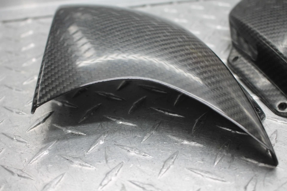 Aprilia RSV1000 MILLE R 2004 fibra de carbono carenado delantero izquierdo derecho deflector de aire Foto 4 de 4