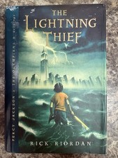 The Lightning Thief Percy Jackson Olympians Book One Rick Riordan HBDJ 2005 9th