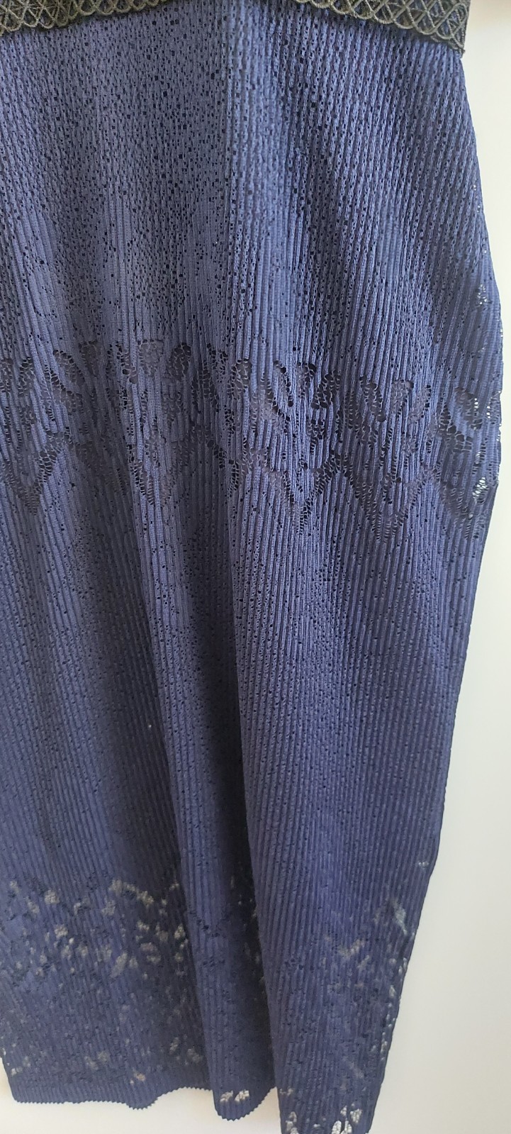 FILA Abito tre piani Rowe blu pizzo NUOVO TAGLIA 14 PREZZO DI LISTINO £325 SCONTO 90%