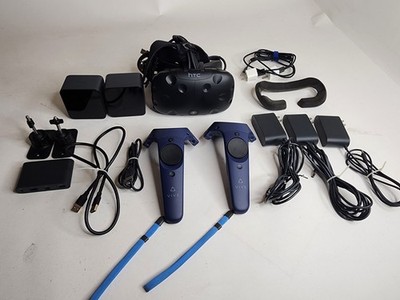 HTC Vive Virtual Reality Headset System Headset W/ 2.0 Controllers