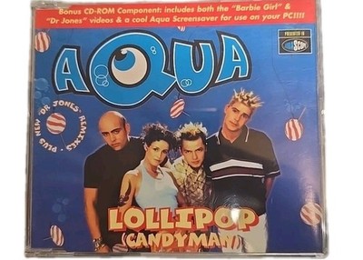 Aqua - Lollipop (Candyman) - CD SINGLE [1998] Free Postage 