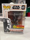 Funko pop! Star Wars The Mandalorian W/ Dark Saber 491 Box Warehouse Exclusive