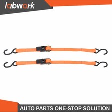 Labwork 2 Pack 1" x 4 FT 2400 LBS Ratchet Boat Trailer Transom Tie Down Straps