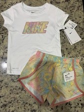 Nike 2 Pc Girls Short Set NWT Size 5