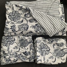IKEA JUNIMAGNOLIA Full/Queen  Duvet Cover + 2 Standard Shams