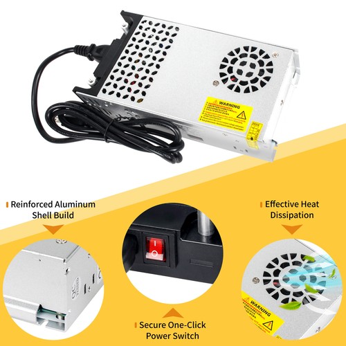 【USA】AC 110V To DC 12V 30A-83.4A 360-1000W Transformer Switch Power Supply - 第 3/17 張圖片