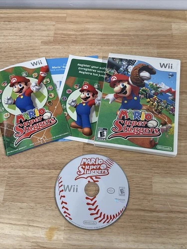 Mario Super Sluggers (Nintendo Wii) CIB Tested & Working