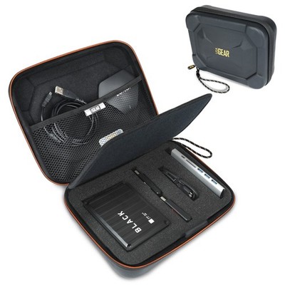 USA GEAR Gaming Hard Drive Case for Travel EVA Foam Case - Case Only