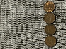 Lincoln Wheat Small Cent BN Circulated Lot of 4 US Coins Uncertified Collection