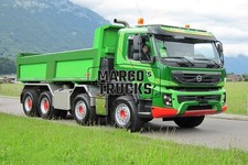 Truck Photo Volvo FMX Construction Tipper Switzerland Green Adriatic #j7jd