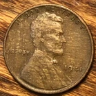 1941 Lincoln Wheat Cent Streaky Woody Improper Alloy Mix Error Unique Eye Appeal