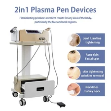 2 in 1 Plasma Ozone Eyelid Lift Anti Acne Stand Plasma Machine Skin Rejuvenation