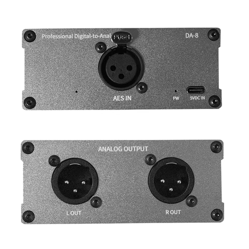 Convertitore audio analogico AES da digitale a completamente bilanciato riconoscimento automatico frequenza di campionamento - Foto 3 di 8