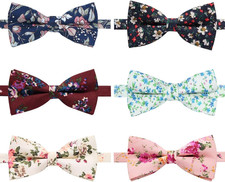 8 PACKS Elegant Adjustable Pre-tied Bow Ties for Men Boys 1 4 5 6 8 Pack for op