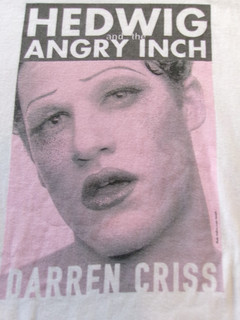 HEDWIG ANGRY INCH Darren Criss Promo 2XL Broadway T Shirt