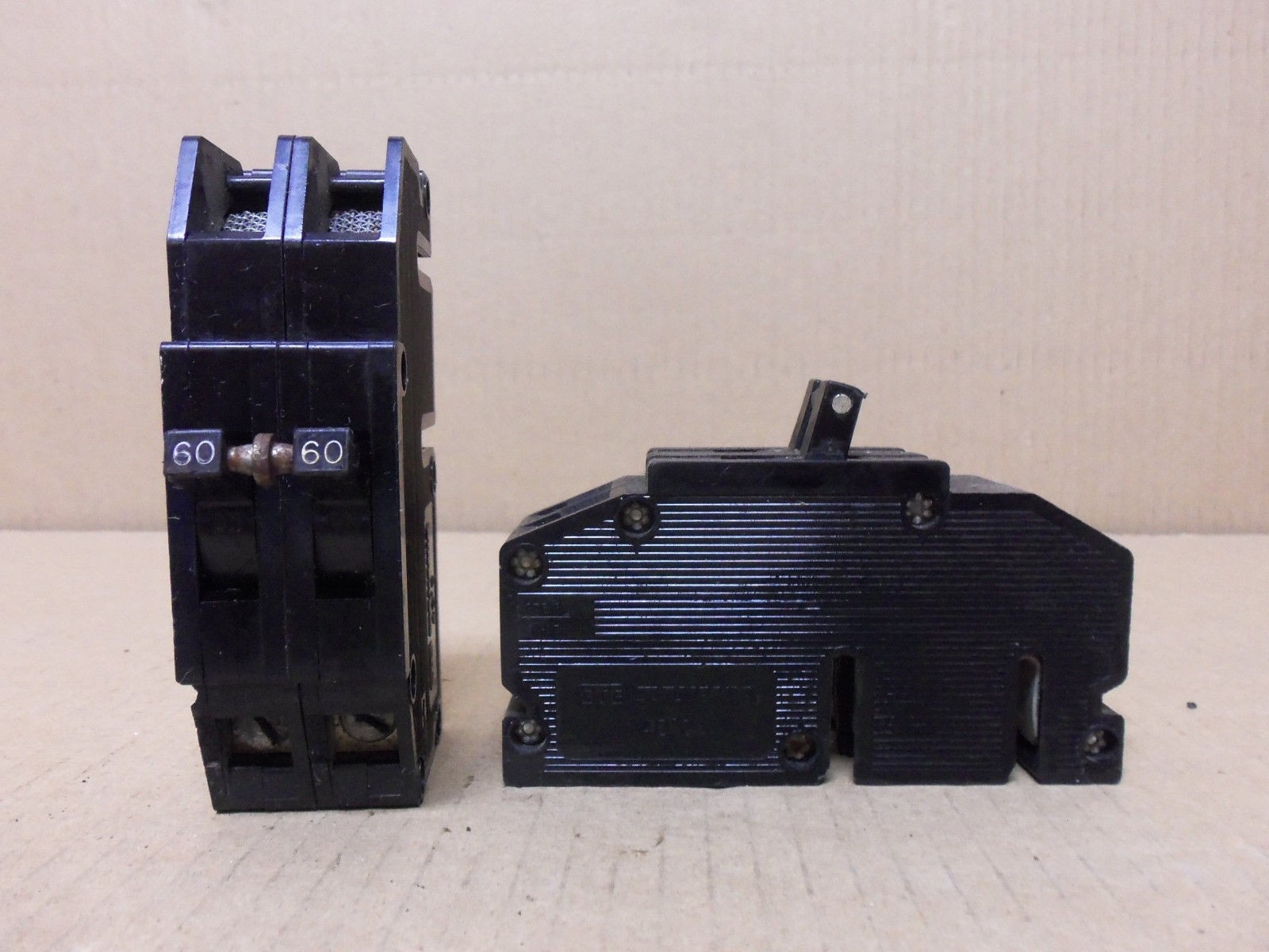 Zinsco Q QC Q260 2 Pole 60 Amps Circuit Breaker GTE SYLVANIA 