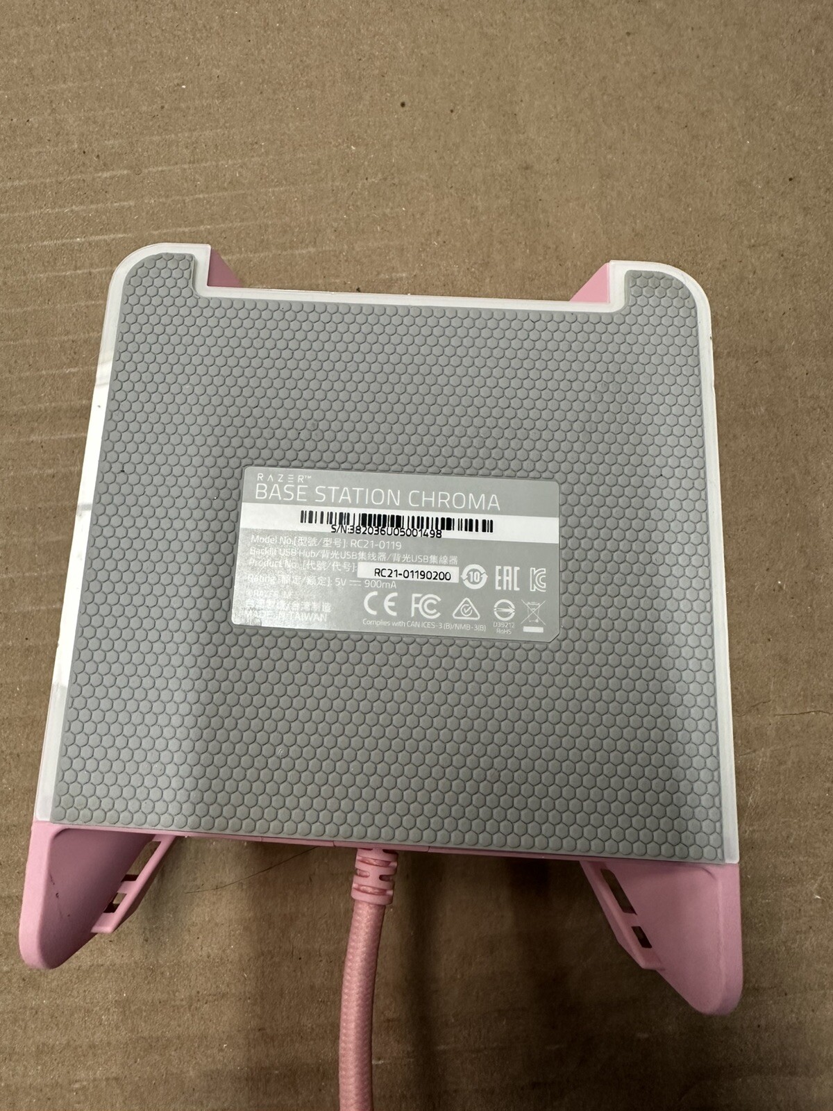 Razer Base Station Chroma V1 1st Gen Pink USB 3.0 RC21-0119!! | eBay